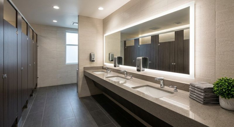 Office Restroom Renovation in Denver County, CO