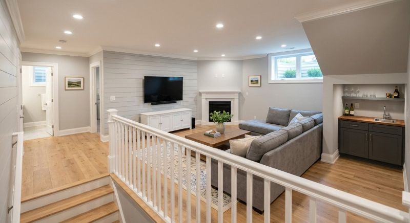 Finished Basement Remodeling in Alpharetta, GA