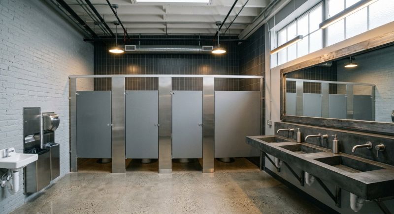 Industrial Bathroom Renovation in North Charleston, SC