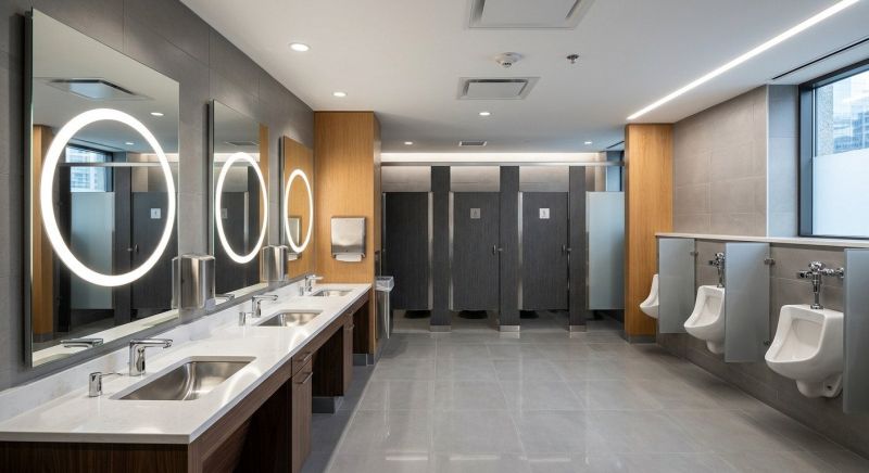 Office Bathroom Renovation in Denver County, CO