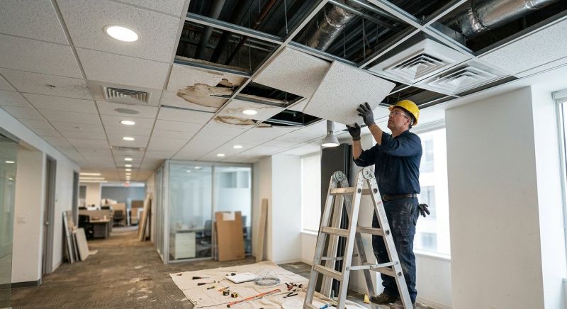 Suspended Ceiling Repair in Longmont, CO