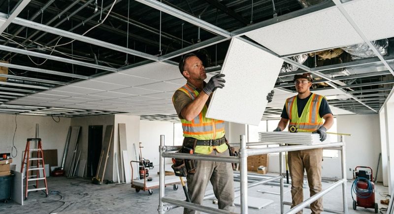 T Bar Ceiling Installation in Arvada, CO